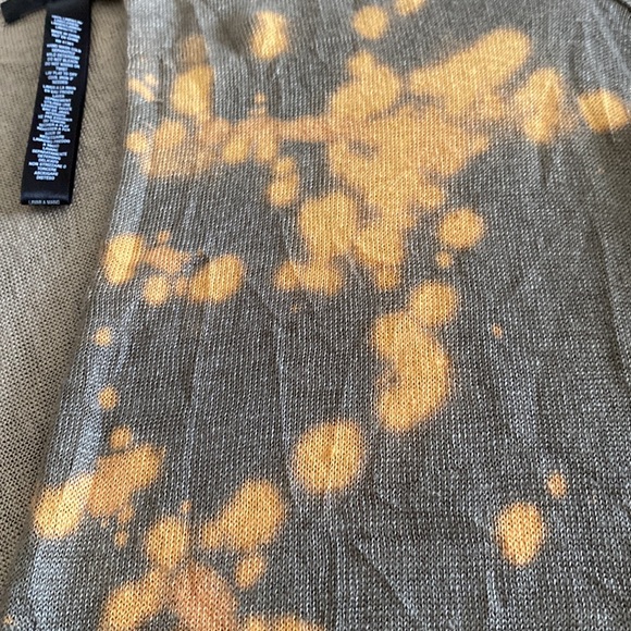 Ralph Lauren RLX 100% Linen knit shrug glorious fall colours, olive orange - Picture 7 of 10